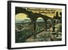 View of City from a Mission, Panama-CA Expo - San Diego, CA-Lantern Press-Framed Art Print