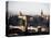 View of City from Calton Hill, Edinburgh, Lothian, Scotland, United Kingdom-Michael Jenner-Stretched Canvas