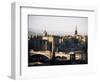 View of City from Calton Hill, Edinburgh, Lothian, Scotland, United Kingdom-Michael Jenner-Framed Photographic Print
