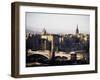 View of City from Calton Hill, Edinburgh, Lothian, Scotland, United Kingdom-Michael Jenner-Framed Photographic Print