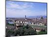 View of City from Piazzale Michelangelo, Florence, Tuscany, Italy-Hans Peter Merten-Mounted Photographic Print