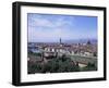 View of City from Piazzale Michelangelo, Florence, Tuscany, Italy-Hans Peter Merten-Framed Photographic Print