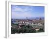 View of City from Piazzale Michelangelo, Florence, Tuscany, Italy-Hans Peter Merten-Framed Photographic Print