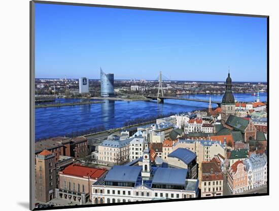 View of City from St; Peter's Church, Riga, Latvia-Ivan Vdovin-Mounted Photographic Print