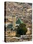 View of City from the Hills Surrounding, Fez, Morocco, North Africa, Africa-John Woodworth-Stretched Canvas