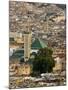 View of City from the Hills Surrounding, Fez, Morocco, North Africa, Africa-John Woodworth-Mounted Photographic Print
