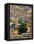 View of City from the Hills Surrounding, Fez, Morocco, North Africa, Africa-John Woodworth-Framed Stretched Canvas