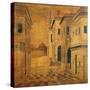 View of City, Inlay from Closet-Giovanni Maria Platina-Stretched Canvas