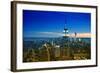 View of city - Manhattan - New York City - United States-Philippe Hugonnard-Framed Photographic Print