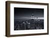 View of city - Manhattan - New York City - United States-Philippe Hugonnard-Framed Photographic Print