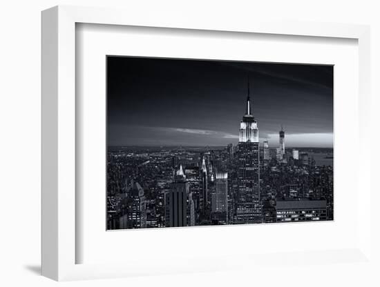 View of city - Manhattan - New York City - United States-Philippe Hugonnard-Framed Photographic Print