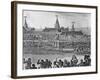 View of City of Benin with Royal Palace, Nigeria, Engraving from Description of Africa-Olfert Dapper-Framed Giclee Print