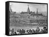 View of City of Benin with Royal Palace, Nigeria, Engraving from Description of Africa-Olfert Dapper-Framed Stretched Canvas
