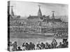 View of City of Benin with Royal Palace, Nigeria, Engraving from Description of Africa-Olfert Dapper-Stretched Canvas