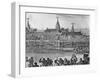 View of City of Benin with Royal Palace, Nigeria, Engraving from Description of Africa-Olfert Dapper-Framed Giclee Print