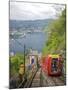 View of City of Como from Como-Brunate Funicular, Lake Como, Lombardy, Italian Lakes, Italy, Europe-Peter Barritt-Mounted Photographic Print