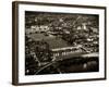 View of City of London with St. Paul's Cathedral and River Thames at Night - London - UK - England-Philippe Hugonnard-Framed Photographic Print