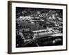 View of City of London with St. Paul's Cathedral and River Thames at Night - London - UK - England-Philippe Hugonnard-Framed Photographic Print