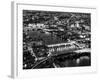 View of City of London with St. Paul's Cathedral and River Thames at Night - London - UK - England-Philippe Hugonnard-Framed Photographic Print