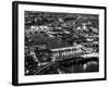 View of City of London with St. Paul's Cathedral and River Thames at Night - London - UK - England-Philippe Hugonnard-Framed Photographic Print