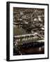 View of City of London with St. Paul's Cathedral and River Thames at Night - London - UK - England-Philippe Hugonnard-Framed Photographic Print