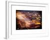 View of City of London with St. Paul's Cathedral and River Thames at Night - London - UK - England-Philippe Hugonnard-Framed Photographic Print