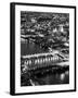 View of City of London with St. Paul's Cathedral and River Thames at Night - London - UK - England-Philippe Hugonnard-Framed Photographic Print