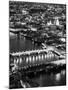 View of City of London with St. Paul's Cathedral and River Thames at Night - London - UK - England-Philippe Hugonnard-Mounted Photographic Print