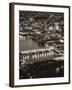 View of City of London with St. Paul's Cathedral and River Thames at Night - London - UK - England-Philippe Hugonnard-Framed Photographic Print