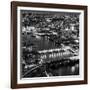 View of City of London with St. Paul's Cathedral and River Thames at Night - London - UK - England-Philippe Hugonnard-Framed Photographic Print