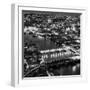 View of City of London with St. Paul's Cathedral and River Thames at Night - London - UK - England-Philippe Hugonnard-Framed Photographic Print