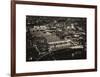 View of City of London with St. Paul's Cathedral and River Thames at Night - London - UK - England-Philippe Hugonnard-Framed Art Print