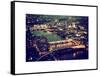 View of City of London with St. Paul's Cathedral and River Thames at Night - London - UK - England-Philippe Hugonnard-Framed Stretched Canvas