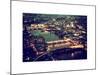 View of City of London with St. Paul's Cathedral and River Thames at Night - London - UK - England-Philippe Hugonnard-Mounted Art Print