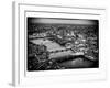 View of City of London with St. Paul's Cathedral at Nightfall - River Thames - London - UK-Philippe Hugonnard-Framed Photographic Print