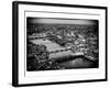 View of City of London with St. Paul's Cathedral at Nightfall - River Thames - London - UK-Philippe Hugonnard-Framed Photographic Print