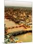 View of City of London with St. Paul's Cathedral at Nightfall - River Thames - London - UK-Philippe Hugonnard-Mounted Photographic Print