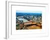 View of City of London with St. Paul's Cathedral at Nightfall - River Thames - London - UK-Philippe Hugonnard-Framed Art Print