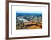 View of City of London with St. Paul's Cathedral at Nightfall - River Thames - London - UK-Philippe Hugonnard-Framed Art Print