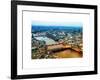 View of City of London with St. Paul's Cathedral at Nightfall - River Thames - London - UK-Philippe Hugonnard-Framed Art Print