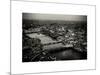 View of City of London with St. Paul's Cathedral at Nightfall - River Thames - London - UK-Philippe Hugonnard-Mounted Art Print