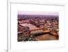 View of City of London with St. Paul's Cathedral at Nightfall - River Thames - London - UK-Philippe Hugonnard-Framed Art Print