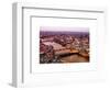 View of City of London with St. Paul's Cathedral at Nightfall - River Thames - London - UK-Philippe Hugonnard-Framed Art Print