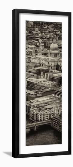 View of City of London with St. Paul's Cathedral - London - UK - England - Photography Door Poster-Philippe Hugonnard-Framed Photographic Print