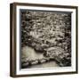 View of City of London with St. Paul's Cathedral - London - UK - England - United Kingdom - Europe-Philippe Hugonnard-Framed Photographic Print