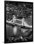 View of City of London with the Tower Bridge at Night - London - UK - England - United Kingdom-Philippe Hugonnard-Framed Photographic Print