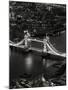 View of City of London with the Tower Bridge at Night - London - UK - England - United Kingdom-Philippe Hugonnard-Mounted Photographic Print