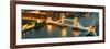 View of City of London with the Tower Bridge at Night - London - UK - England - United Kingdom-Philippe Hugonnard-Framed Photographic Print