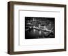 View of City of London with the Tower Bridge at Night - London - UK - England - United Kingdom-Philippe Hugonnard-Framed Art Print