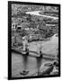 View of City of London with Tower Bridge - London - UK - England - United Kingdom - Europe-Philippe Hugonnard-Framed Photographic Print